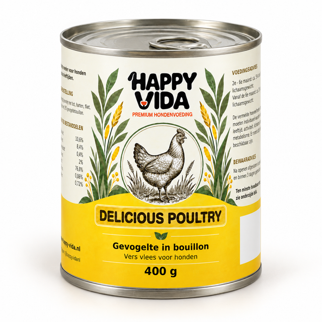 HAPPY VIDA – Delicious Poultry (blik)