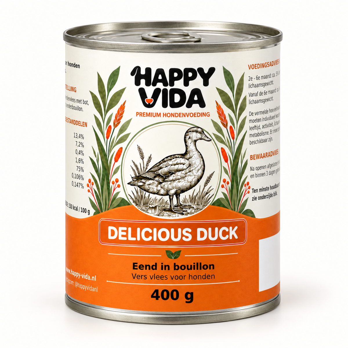 HAPPY VIDA – Delicious Duck (blik)
