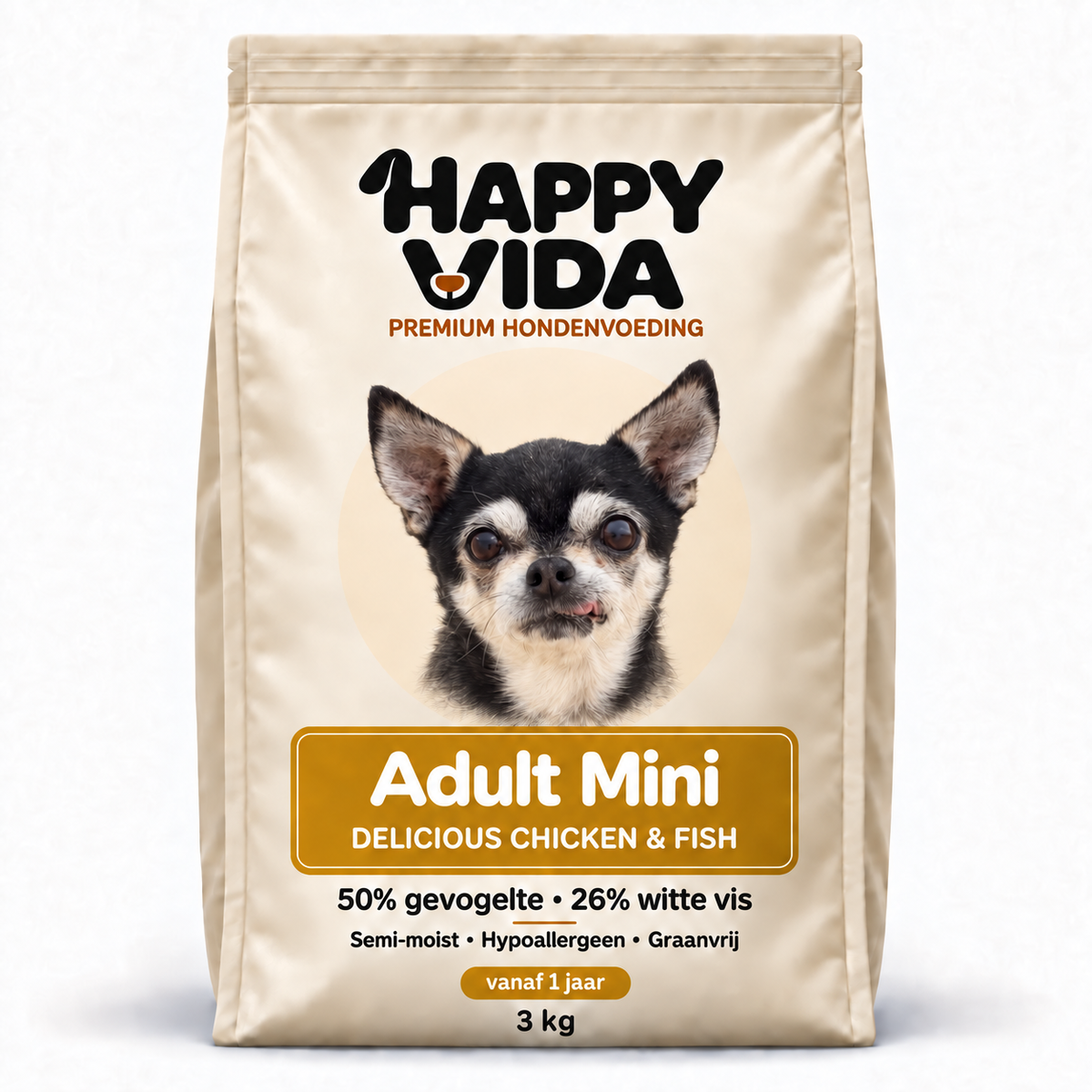 HAPPY VIDA Adult Mini – Delicious Chicken & Fish